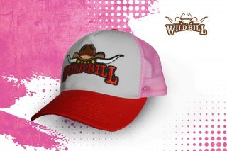 Czapka Wild Bill - Trucker
różowa, damska